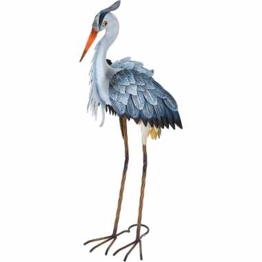 Reiger tuindecoratie/tuinbeeld 65 cm tuinbeeldje