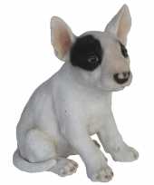 Tuinbeeldje bull terrier hond 18 cm